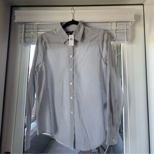 Banana republic striped button down
